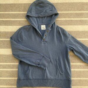 J. Crew Blue Hoodie Men's M